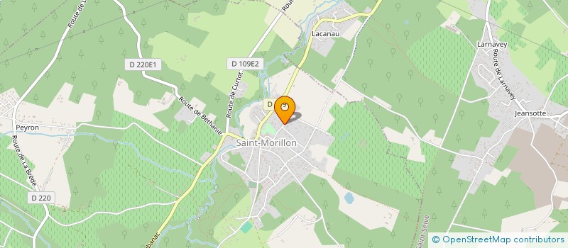 localisation de l'entreprise SCI LA CASA COLMART  SAINT-MORILLON