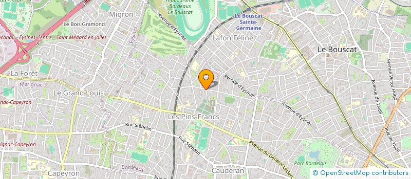 localisation de l'entreprise SCI LA CASA OLEA  BORDEAUX