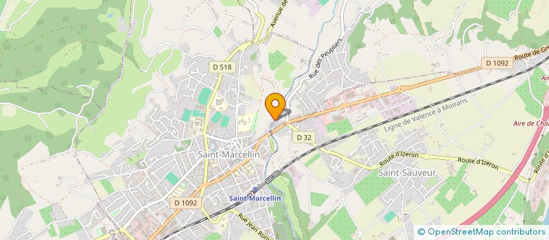 localisation de l'entreprise SCI LA CASBAH  SAINT-MARCELLIN