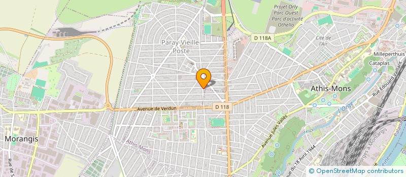 localisation de l'entreprise SCI LA CASBAH COUR DE FRANCE à PARAY-VIEILLE-POSTE