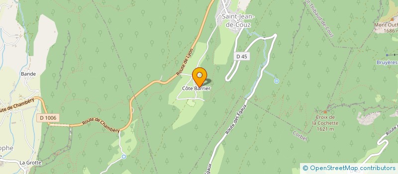 localisation de l'entreprise SCI LA CASCADE  SAINT-JEAN-DE-COUZ