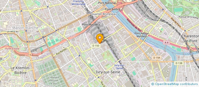 localisation de l'entreprise SCI LA CASCADE à IVRY-SUR-SEINE
