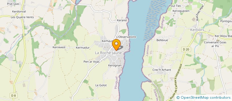 localisation de l'entreprise SCI LA CASCADE à PLOUGUIEL