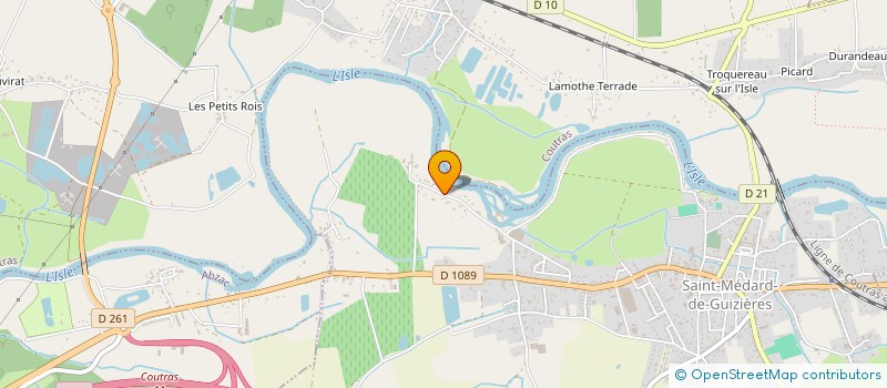 localisation de l'entreprise SCI LA CASCADE  LES PEINTURES