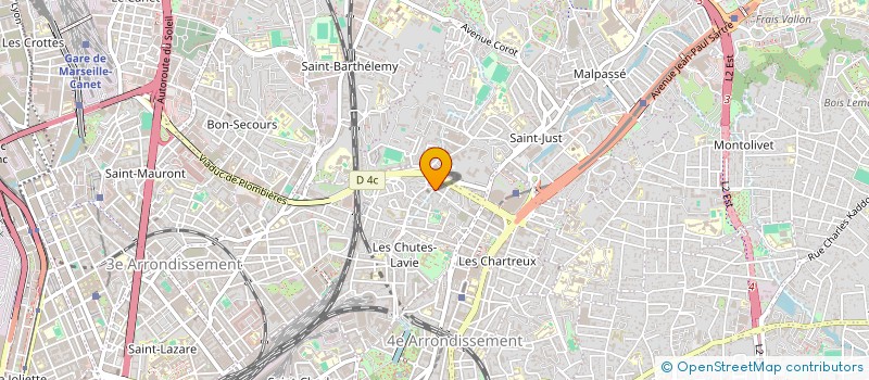 localisation de l'entreprise SCI LA CASCADELLE à MARSEILLE