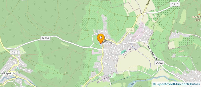 localisation de l'entreprise SCI LA CASE  BRSCH