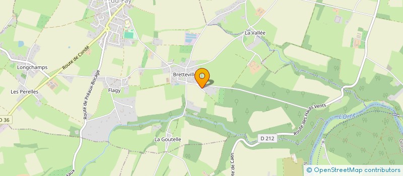 localisation de l'entreprise SCI LA CASE  SAINTE-HONORINE-DU-FAY