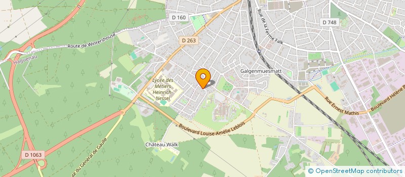 localisation de l'entreprise SCI LA CASE  HAGUENAU