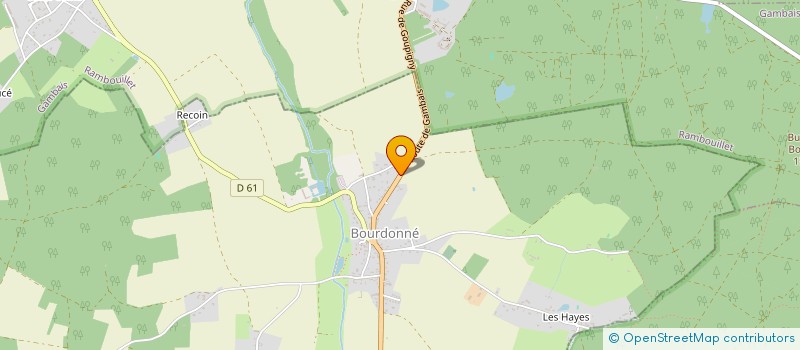 localisation de l'entreprise SCI LA CASE BOURDONNE  BOURDONNE