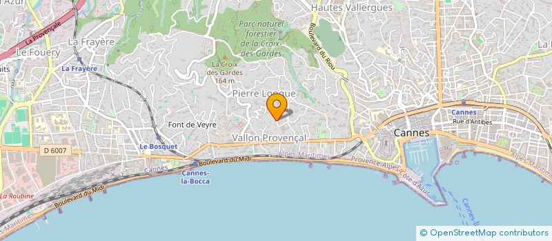 localisation de l'entreprise SCI LA CASITA à CANNES