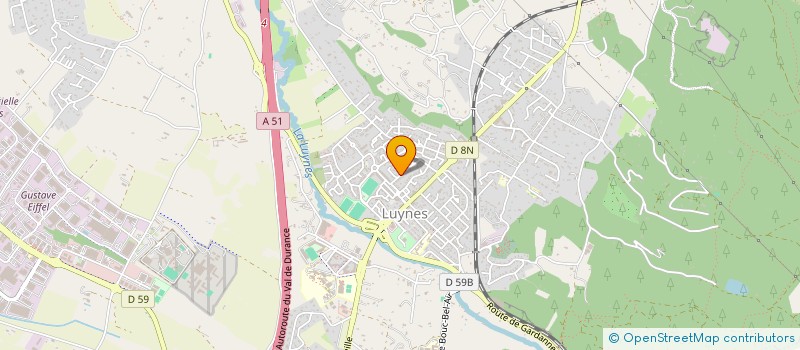 localisation de l'entreprise SCI LA CASITA  FUVEAU