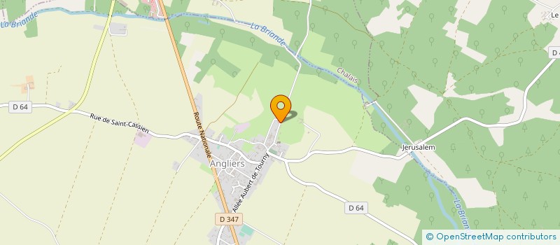 localisation de l'entreprise SCI LA CASITA MAPHAEL  ANGLIERS