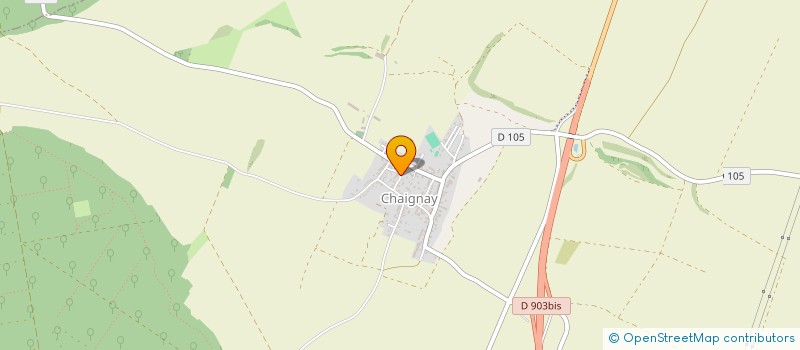 localisation de l'entreprise SCI LA CASNEDOISE  CHAIGNAY