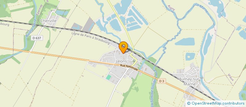 localisation de l'entreprise SCI LA CASSAGNE  JALONS