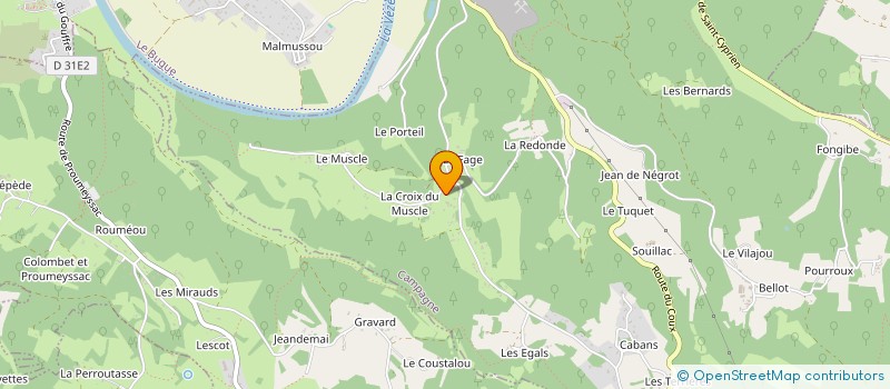 localisation de l'entreprise SCI LA CASSANHA  SAINT-CHAMASSY