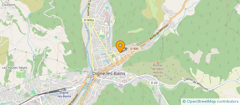 localisation de l'entreprise SCI LA CASSINE à DIGNE-LES-BAINS
