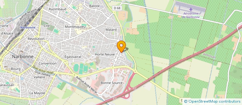 localisation de l'entreprise SCI LA CASSONADE à NARBONNE