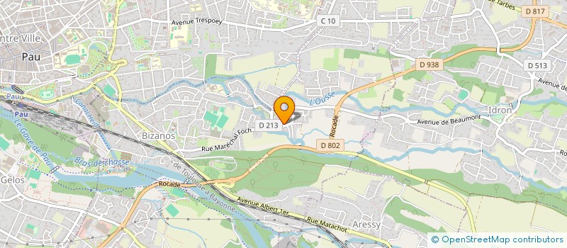 localisation de l'entreprise SCI LA CASTAGNERE  BIZANOS