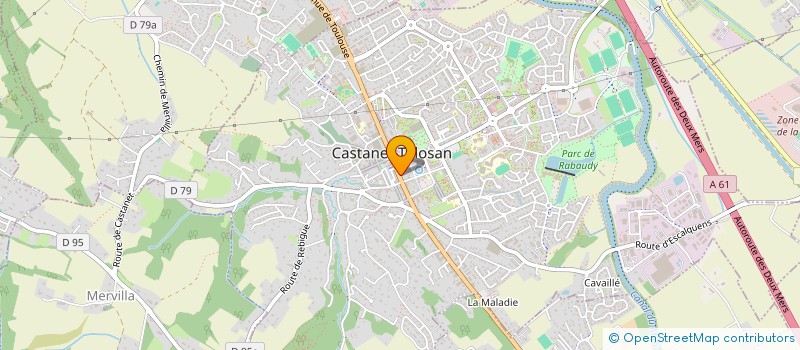 localisation de l'entreprise SCI LA CASTANEENNE  CASTANET-TOLOSAN