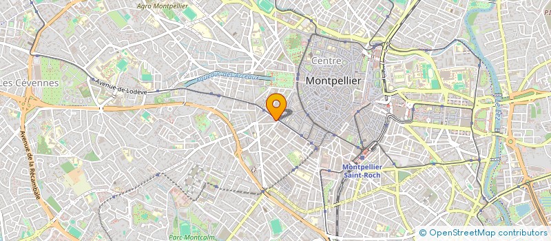 localisation de l'entreprise SCI LA CASTELLE II à MONTPELLIER