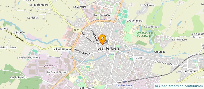 localisation de l'entreprise SCI LA CASTELLOISE à LES HERBIERS