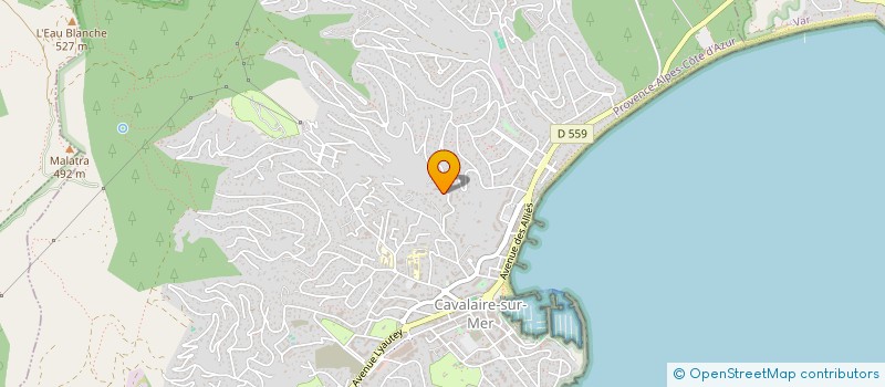 localisation de l'entreprise SCI LA CASTILLANE à CAVALAIRE-SUR-MER