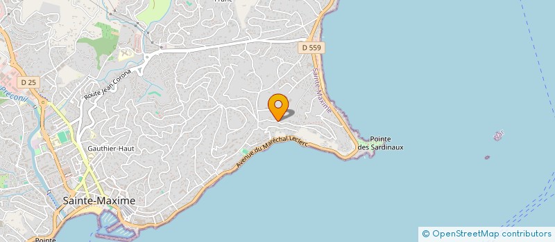 localisation de l'entreprise SCI LA CASTILLE DES CHENES à SAINTE-MAXIME