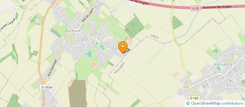 localisation de l'entreprise SCI LA CASTOULETTE  BURBURE