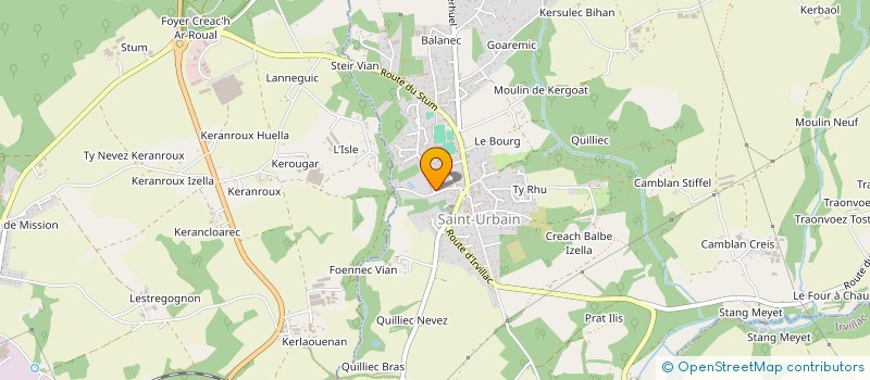 localisation de l'entreprise SCI LA CATALANE  SAINT-URBAIN