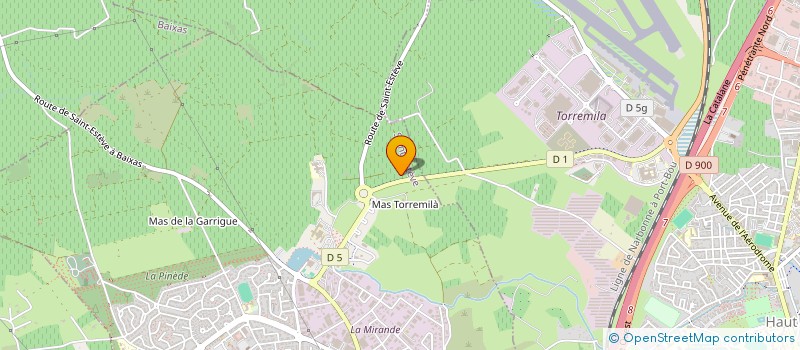 localisation de l'entreprise SCI LA CATALANE II  SAINT-ESTEVE