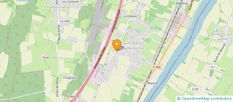 localisation de l'entreprise SCI LA CATALANNE  SAINT-MARTIN-BELLE-ROCHE