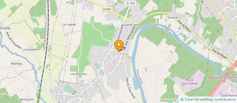 localisation de l'entreprise SCI LA CATARANE à FLEAC