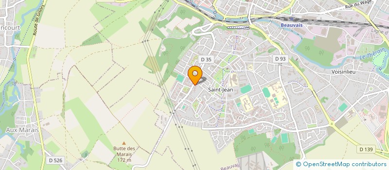 localisation de l'entreprise SCI LA CATHEDRALE A2DS  ALLONNE