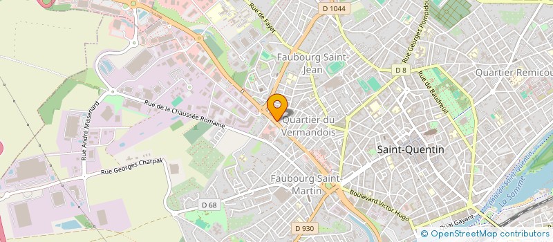 localisation de l'entreprise SCI LA CATHO à SAINT-QUENTIN