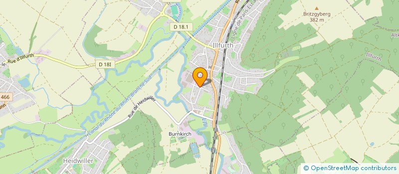 localisation de l'entreprise SCI LA CATOBE  ILLFURTH