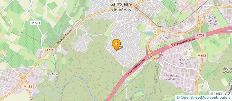 localisation de l'entreprise SCI LA CATONIERE  SAINT-JEAN-DE-VEDAS