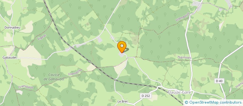 localisation de l'entreprise SCI LA CAUSSARDE  ROCAMADOUR