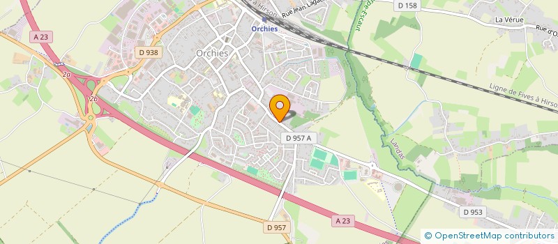 localisation de l'entreprise SCI LA CAVAILLE NORD  ORCHIES