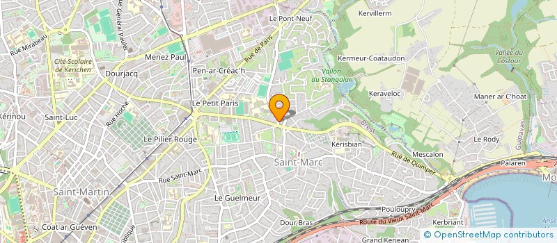 localisation de l'entreprise SCI LA CAVALE à BREST