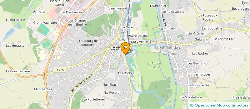 localisation de l'entreprise SCI LA CAVALE  LOCHES