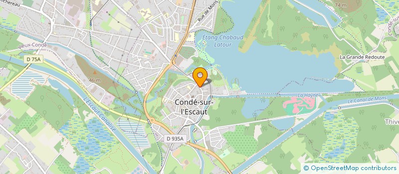 localisation de l'entreprise SCI LA CAVALERIE  CONDE-SUR-L'ESCAUT