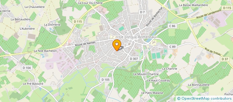 localisation de l'entreprise SCI LA CAVE  GRANDCHAMP-DES-FONTAINES