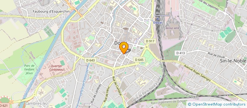 localisation de l'entreprise SCI LA CAVE DES CLARISSES à DOUAI