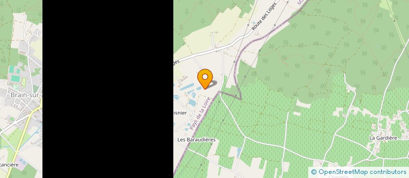 localisation de l'entreprise SCI LA CAVE PEINTE  BRAIN-SUR-ALLONNES