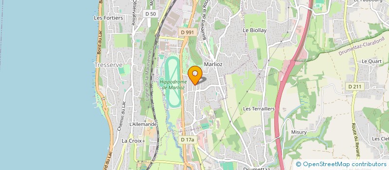 localisation de l'entreprise SCI LA CAVE VOUTEE  TRESSERVE