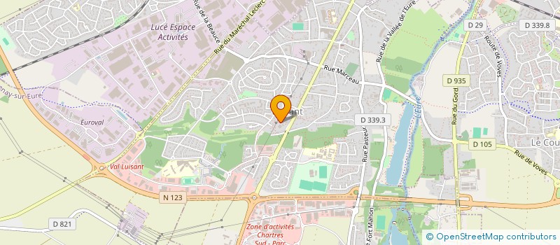localisation de l'entreprise SCI LA CAVEE à LUISANT