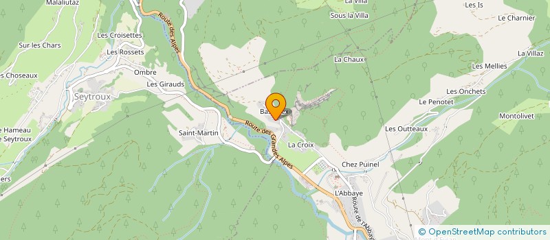 localisation de l'entreprise SCI LA CAVEE  SAINT JEAN D'AULPS