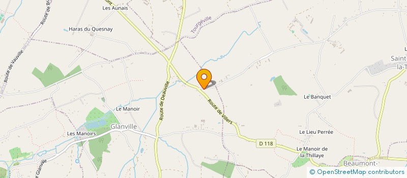 localisation de l'entreprise SCI LA CAVERNE DE PLATON  GLANVILLE