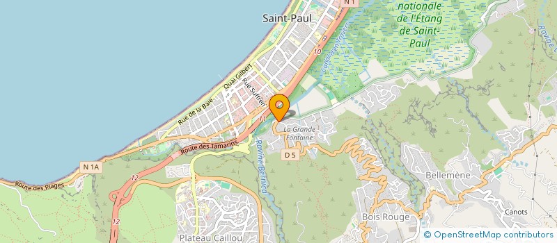 localisation de l'entreprise SCI LA CAVERNE DE SURCOUF à SAINT-PAUL