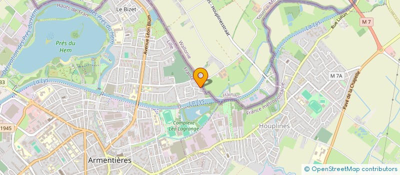 localisation de l'entreprise SCI LA CECILIA  ARMENTIERES